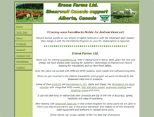 Tablet Screenshot of eronafarms.ca